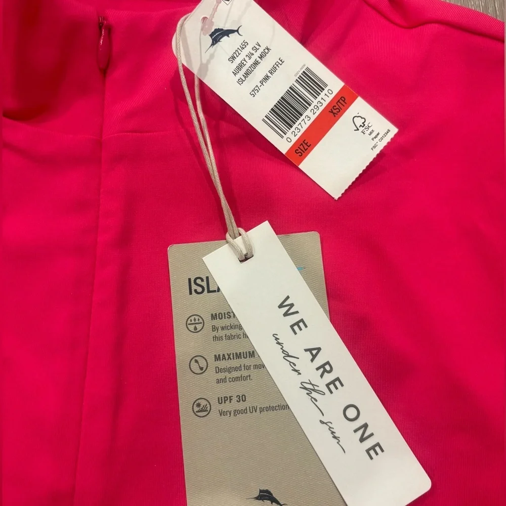 NWT Tommy Bahama Women's Aubrey Mock Pull Over XS - Picture 3 of 5